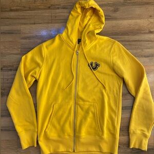 True religion zip up sweater